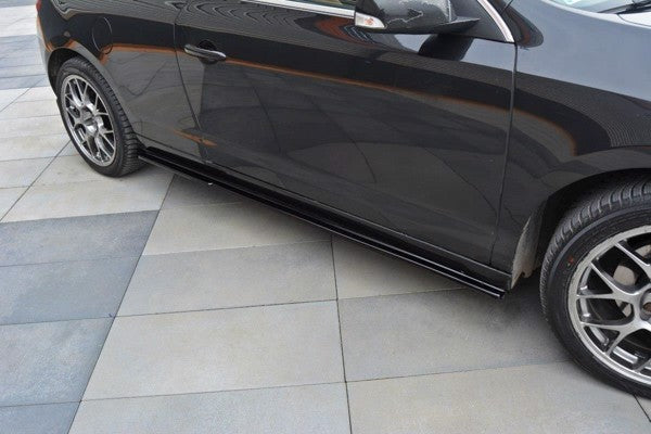 Maxton Side Skirts Diffusers Renault Laguna Mk 3 Coupe - Gloss Black