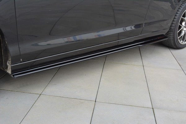 Maxton Side Skirts Diffusers Renault Laguna Mk 3 Coupe - Gloss Black