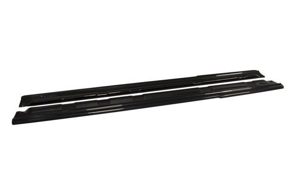 Maxton Side Skirts Diffusers Renault Laguna Mk 3 Coupe - Gloss Black
