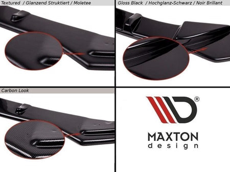 Maxton Front Splitter Audi TT 8J - Gloss Black
