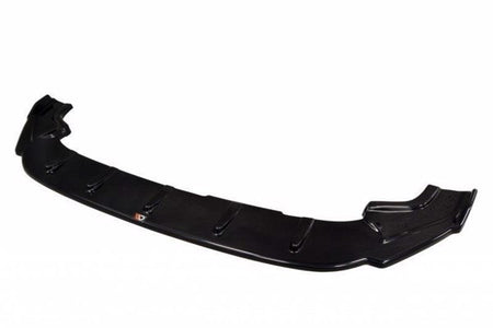 Maxton Front Splitter V.1 VW Golf 7 R / R-Line Facelift - Gloss Black