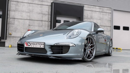 Maxton Front Splitter V.1 Porsche 911 Carrera 991 - Gloss Black – billede 10 af 17