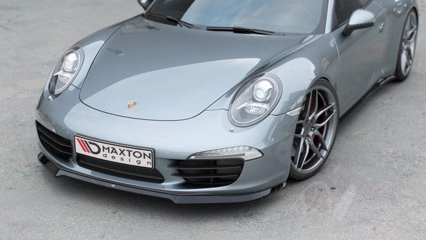 Maxton Front Splitter V.1 Porsche 911 Carrera 991 - Gloss Black