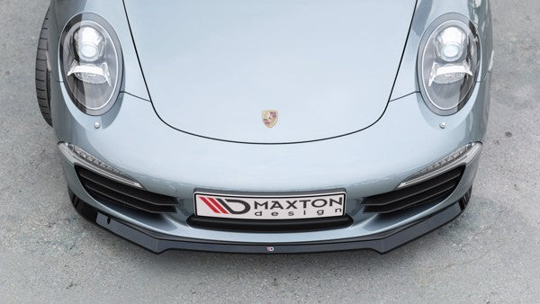 Maxton Front Splitter V.1 Porsche 911 Carrera 991 - Gloss Black