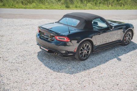 Maxton Central Rear Splitter Fiat 124 Spider Abarth - Gloss Black