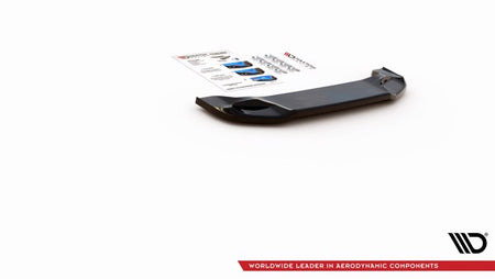 Maxton Central Rear Splitter Fiat 124 Spider Abarth - Gloss Black