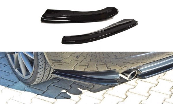 Maxton Rear Side Splitters Alfa Romeo 159 - Gloss Black