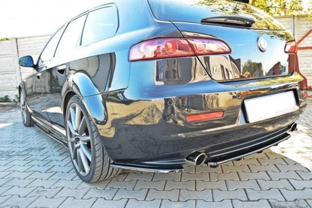 Maxton Rear Side Splitters Alfa Romeo 159 - Gloss Black