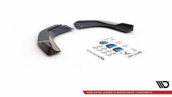 Maxton Rear Side Splitters Mercedes-Amg A 45 S W177 - Gloss Black