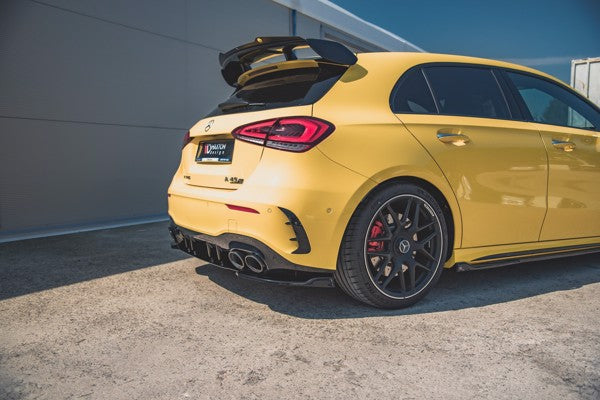 Maxton Rear Side Splitters Mercedes-Amg A 45 S W177 - Gloss Black