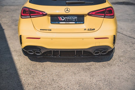 Maxton Rear Side Splitters Mercedes-Amg A 45 S W177 - Gloss Black