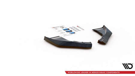 Maxton Rear Side Splitters V.2 Nissan 370Z  - Gloss Black