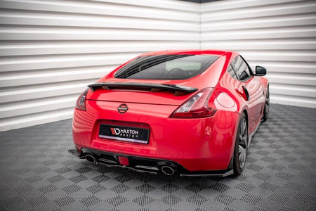 Maxton Rear Side Splitters V.2 Nissan 370Z  - Gloss Black