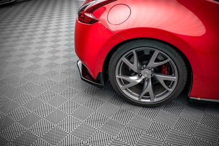 Maxton Rear Side Splitters V.2 Nissan 370Z  - Gloss Black