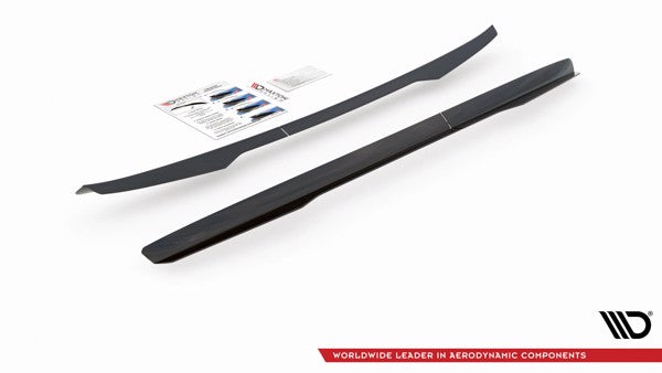 Maxton Spoiler Cap Peugeot Partner Mk3 - Gloss Black
