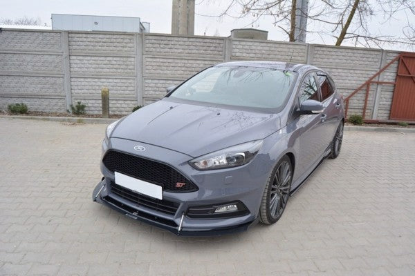 Maxton Hybrid Front Splitter V.2 Ford Focus St Mk3 Fl