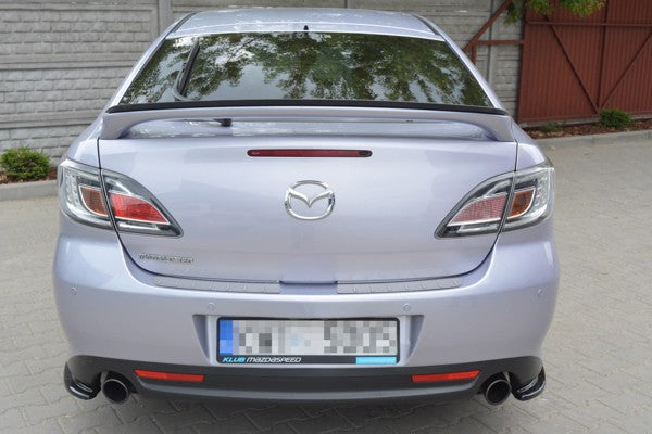 Maxton Rear Side Splitters Mazda 6 Mk2 Sport Hatch (Gh-Series) Preface - Gloss Black
