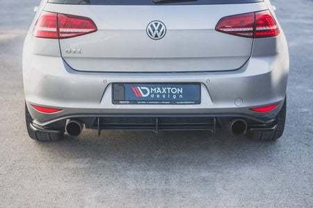 Maxton Rear Side Splitters V.2 VW Golf 7 Gti  - Gloss Black