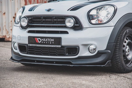 Maxton Front Splitter Mini Countryman Mk1 Jcw  - Gloss Black