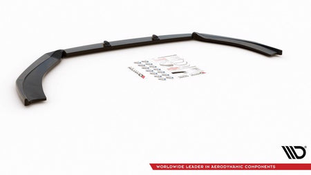 Maxton Front Splitter V.4 Audi RS3 8V Fl Sportback - Gloss Black