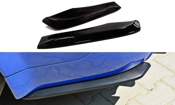 Maxton Rear Side Splitters Audi RS6 C5 Avant - Gloss Black