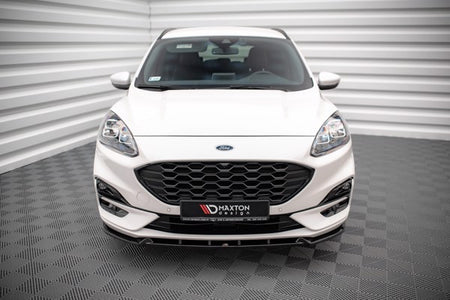 Maxton Front Splitter Ford Kuga St-Line Mk3 - Gloss Black