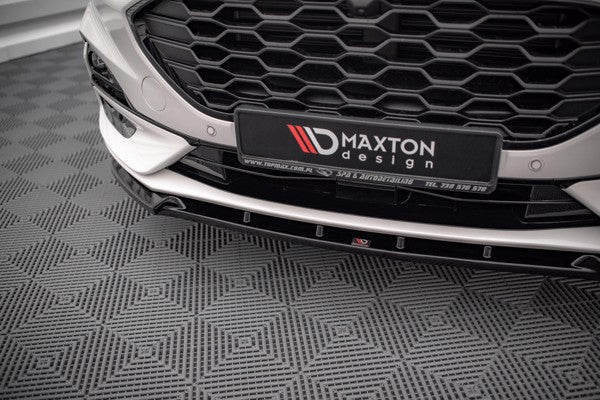 Maxton Front Splitter Ford Kuga St-Line Mk3 - Gloss Black
