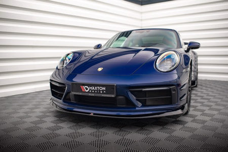 Maxton Front Splitter V.2 Porsche 911 Carrera Aero 992 - Gloss Black
