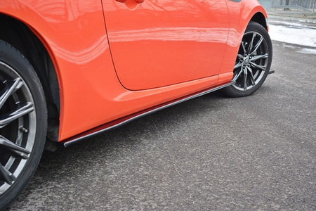 Maxton Side Skirts Diffusers V.1 Subaru Brz/ Toyota Gt86 Facelift  - Gloss Black