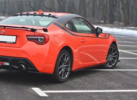 Maxton Side Skirts Diffusers V.1 Subaru Brz/ Toyota Gt86 Facelift  - Gloss Black