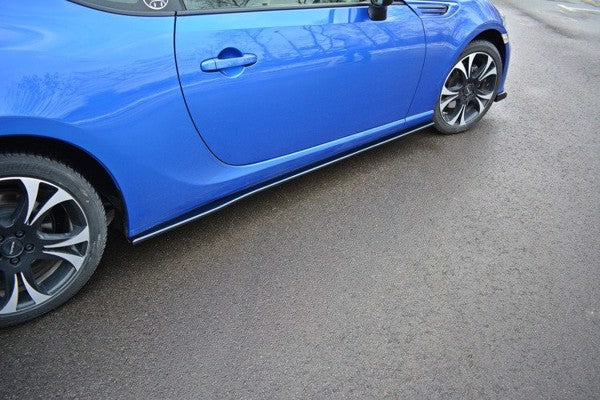 Maxton Side Skirts Diffusers V.1 Subaru Brz/ Toyota Gt86 Facelift  - Gloss Black