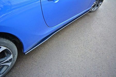 Maxton Side Skirts Diffusers V.1 Subaru Brz/ Toyota Gt86 Facelift  - Gloss Black