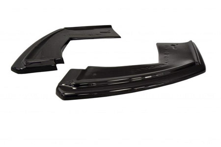 Maxton Rear Side Splitters For BMW X6 F16 Mpack - Gloss Black