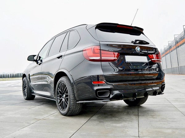 Maxton Side Skirts Diffusers BMW X5 F15 M-Pack - Gloss Black