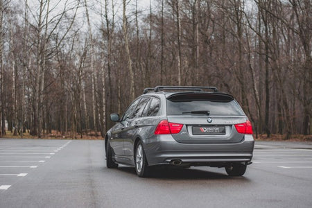 Maxton Rear Side Splitters BMW 3 E91 Facelift - Gloss Black
