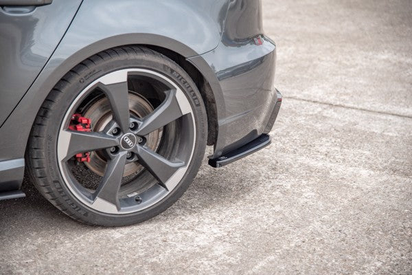 Maxton Rear Side Splitters V.2 Audi RS3 8V Sportback - Gloss Black