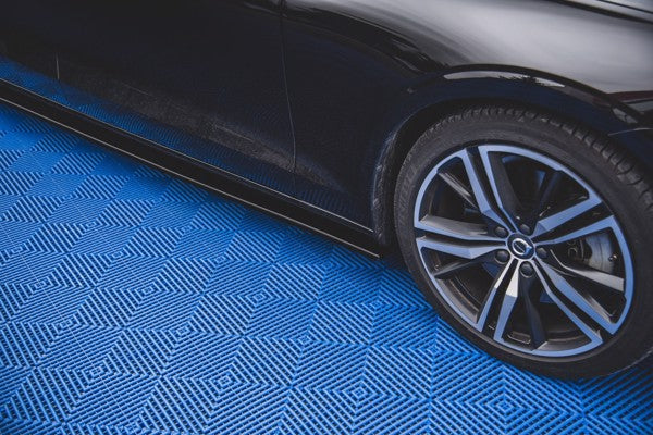 Maxton Side Skirts Diffusers V.2 Volvo S60/V60 R-Design Mk3 - Gloss Black