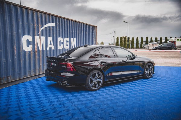 Maxton Side Skirts Diffusers V.2 Volvo S60/V60 R-Design Mk3 - Gloss Black