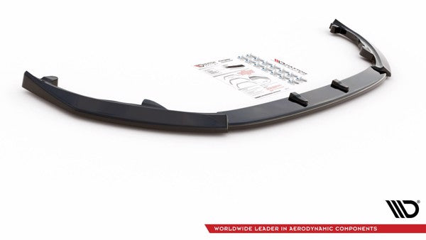 Maxton Front Splitter V.2 Peugeot 308 Mk2 Facelift - Gloss Black