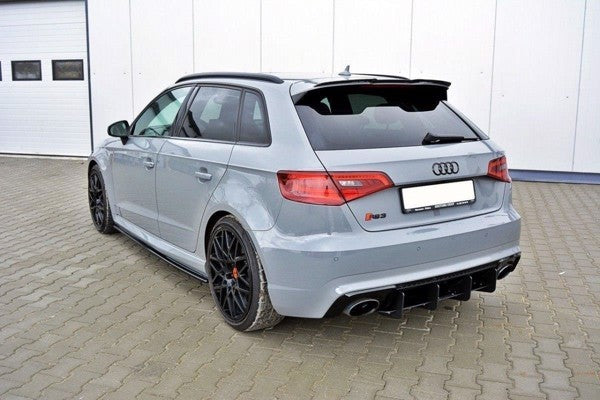Maxton Spoiler Cap V.1 Audi RS3 8V / 8V Fl Sportback - Gloss Black