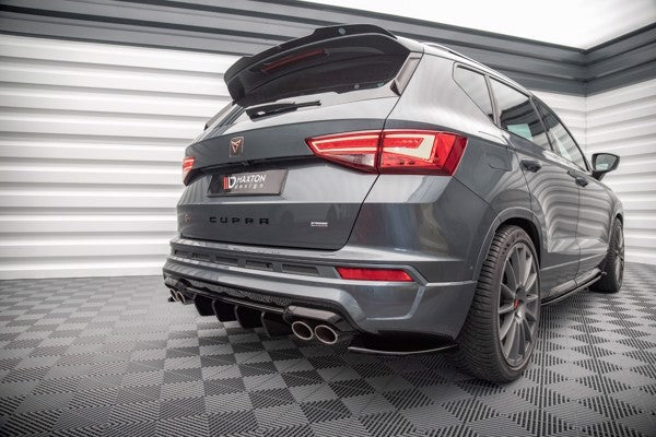 Maxton Rear Side Splitters Cupra Ateca - Gloss Black