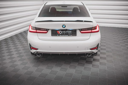 Maxton Rear Side Splitters BMW 3 G20 / G21 - Gloss Black