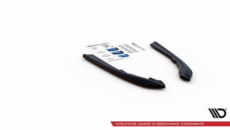 Maxton Rear Side Splitters BMW 3 G20 / G21 - Gloss Black