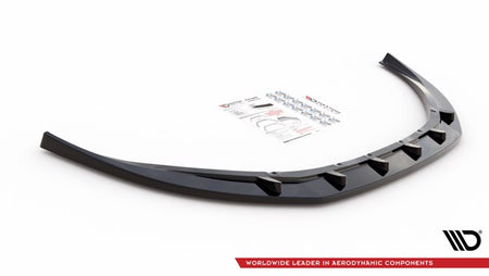 Maxton Front Splitter V.1 Volvo V70 Mk3 - Gloss Black