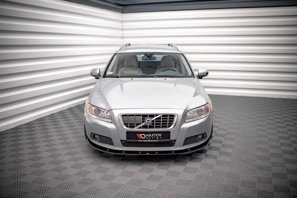 Maxton Front Splitter V.1 Volvo V70 Mk3 - Gloss Black
