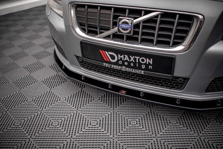 Maxton Front Splitter V.1 Volvo V70 Mk3 - Gloss Black