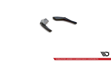 Maxton Rear Side Splitters Audi S3 Sportback 8V Facelift - Gloss Black