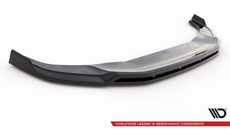 Maxton Front Splitter V.2 Audi Q3 S-Line F3 - Gloss Black