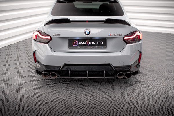 Maxton Street Pro Rear Diffuser BMW 2 Coupe M240I G42 - Black