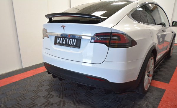 Maxton Spoiler Extension V.2 Tesla Model X - Gloss Black